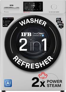IFB 6 kg 5 Star with 9 Swirl Wash, 2x Power Steam, 30 Min Steam Refresh Program, Eco Inverter Motor, D...