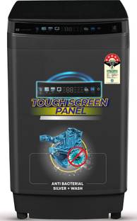 realme TechLife 8.5 kg 5 Star, Touch Screen Panel with Anti-Bacterial (Silver+ Wash) Fully Automatic T...