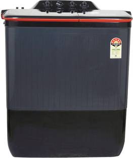 Lloyd 7.5 kg Semi Automatic Top Load Washing Machine Black, Red