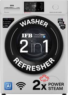 IFB 8 kg 5 Star with Steam Refresh program, 9 Swirl Wash, Eco Inverter, Touch Panel with AI Fully Auto...