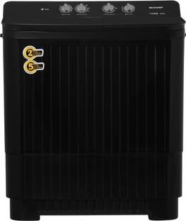Sharp 12 kg Semi Automatic Top Load Washing Machine Black