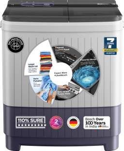 BOSCH 8 kg 5 Star with 1360 High RPM Spin Motor Semi Automatic Top Load Washing Machine Multicolor
