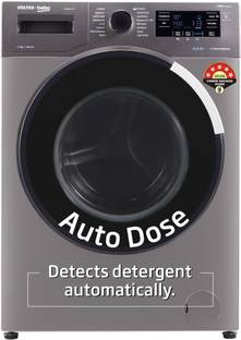 Voltas Beko 8 kg Fully Automatic Front Load Washing Machine with In-built Heater Grey