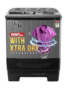 ONIDA 8 kg 5 star Hexafin Pulsator Inbuilt Basket 1450 RPM Semi Automatic Top Load Washing Machine Gre...