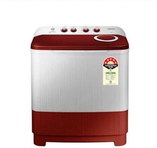 Samsung 8 kg Semi Automatic Top Load Washing Machine Red, White