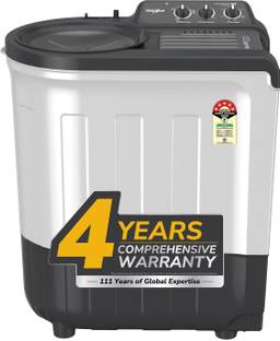 Whirlpool 6.5 kg 5 Star with Ace Wash Station, 1400 RPM Speed and Rust Proof Body Semi Automatic Top L...