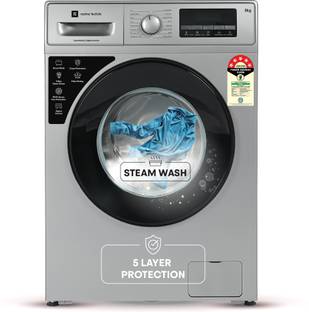 realme TechLife 8 kg In-built Heater with ExpertWash Fully Automatic Front Load Washing Machine with In-built Heater Grey