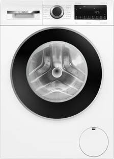 BOSCH 8 kg Fully Automatic Front Load Washing Machine with In-built Heater White