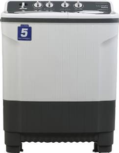 Lloyd by Havells 8 kg 1300 RPM, Soak Function, 3 Wash Programs, Swift Dry, Magic Filter Semi Automatic Top Load Washing Machine Grey, White