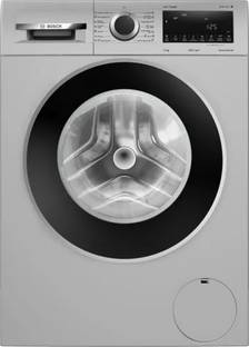 BOSCH 8 kg Fully Automatic Front Load Washing Machine with In-built Heater Silver