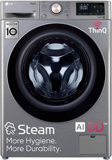 LG 11 kg 5 Star, AI Direct Drive Technology, 6 Motion DD, Steam, Wi-Fi Enabled, Wrinkle Care Fully Automatic Front Load Washing Machine Silver