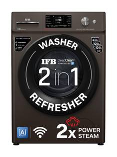 IFB 9 kg with 9 Swirl Wash, 2x Power Steam, 30 Min Steam Refresh Program, Eco Inverter Motor, WiFi Ena...