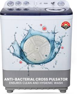 Haier 8 Kg Oxyi Dry Technology, 1300 RPM, Spray Function, Wash Programs, Magic Filter, Rat Mesh Semi Automatic Top Load Washing Machine Multicolor