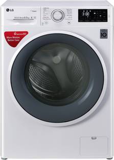 LG 6.5 kg 5 Star Fully Automatic Front Load Washing Machine with In-built Heater White