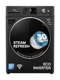 IFB 10 kg 5 Star with Steam Refresh Program, 9 Swirl wash, Eco Inverter, Powered by AI with WiFi Fully...