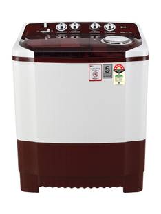 LG 8 kg 5 Star Rating Semi Automatic Top Load Washing Machine Red