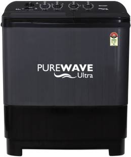 Sharp 8 kg Semi Automatic Top Load Washing Machine Grey, Black