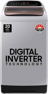 Samsung 6.5 kg Inverter 5 star Wobble Technology Fully Automatic Top Load Washing Machine Silver
