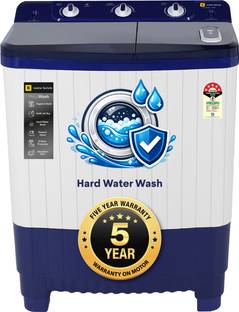 realme TechLife 7.5 kg Semi Automatic Top Load Washing Machine Blue, White