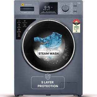 realme TechLife 9 kg Fully Automatic Front Load Washing Machine with In-built Heater Blue
