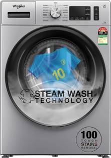 Whirlpool 7 kg 5 Star Inverter 100+ Tough Stains, Steam Technology Fully Automatic Front Load Washing ...