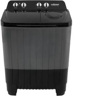 Uniboom 7 kg Semi Automatic Top Load Washing Machine Grey, Black