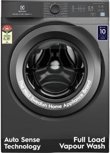 Electrolux 9 kg Fully Automatic Front Load Washing Machine with In-built Heater Silver
