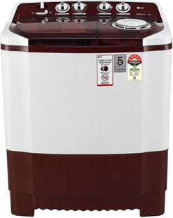 LG 8 kg 5 Star with Roller Jet Pulsator with Soak, Wind Jet Dry and Rat Away, 6 Kg (Spin Tub Capacity)...