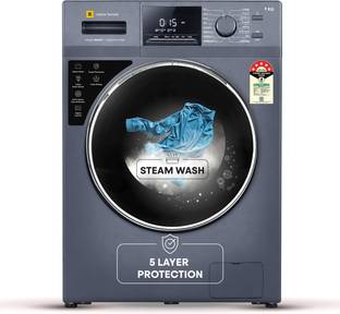 realme TechLife 9 kg Fully Automatic Front Load Washing Machine with In-built Heater Blue