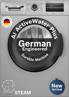BOSCH 8 kg Fully Automatic Front Load Washing Machine with In-built Heater Grey