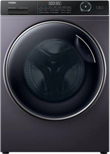 Haier 8 kg Fully Automatic Front Load Washing Machine with In-built Heater Grey