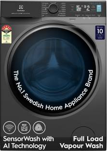 Electrolux 11 kg Fully Automatic Front Load Washing Machine with In-built Heater Silver