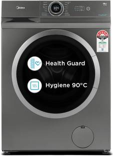 Midea 6 kg 5 Star Fully Automatic Front Load Washing Machine with In-built Heater Silver