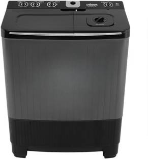 Uniboom 10 kg Semi Automatic Top Load Washing Machine Grey, Black