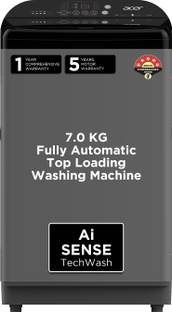 Acer 7 kg Quad Wash Series with AiSense, 5 Star Rating, AutoBalance, HelixFlow Pulsator, Pro-Foam Full...