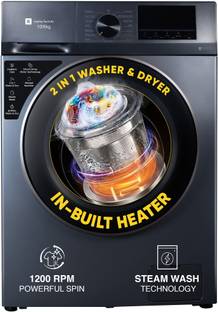 realme TechLife 10/6 kg Washer with Dryer with In-built Heater Grey
