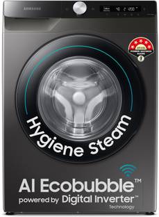 Samsung 8 kg 5 star, AI Control, AI Eco Bubble, Wi-Fi Fully Automatic Front Load Washing Machine with ...