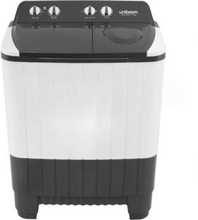 Uniboom 7.5 kg Semi Automatic Top Load Washing Machine Grey, White