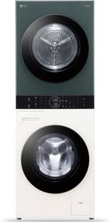 LG 13 kg WashTower, AI Direct Drive & DUAL Inverter Heat Pump, Wi-Fi, Steam Fully Automatic Front Load Washing Machine with In-built Heater Multicolor