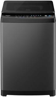 Haier 10 kg Fully Automatic Top Load Washing Machine with In-built Heater Black