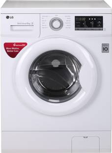 LG 6 kg Fully Automatic Front Load Washing Machine with In-built Heater White