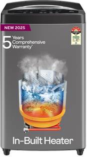 Godrej 7.5 kg Inbuilt Heater with Unbalanced Load Sensing Fully Automatic Top Load Washing Machine wit...