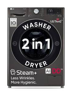 LG 12/7 kg Washer with Dryer AI Direct Drive Technology, Wi-Fi Enabled , Reduce allergens & wrinkles w...