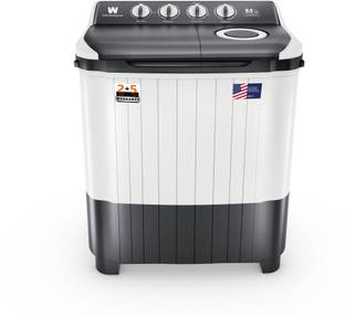 White Westinghouse (Trademark by Electrolux) 9.5 kg Semi Automatic Top Load Washing Machine Grey, White