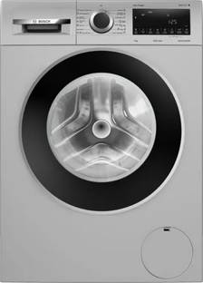 BOSCH 7 kg Fully Automatic Front Load Washing Machine with In-built Heater Silver