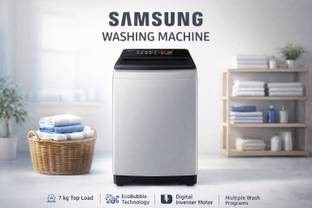 Samsung 7 kg Fully Automatic Top Load Washing Machine Grey