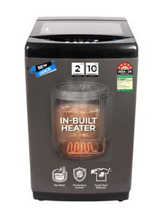 Midea 9 kg Fully Automatic Top Load Washing Machine with In-built Heater Black