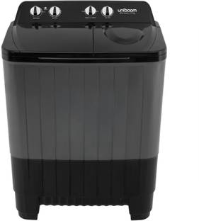 Uniboom 7.5 kg Semi Automatic Top Load Washing Machine Grey, Black