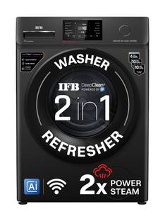 IFB 8 kg with 9 Swirl Wash, 2x Power Steam, 30 Min Steam Refresh Program, Eco Inverter Motor, WiFi Ena...