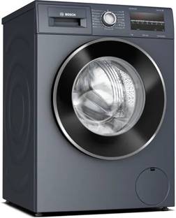 BOSCH 7 kg Fully Automatic Front Load Washing Machine with In-built Heater Black